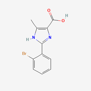 2-(2-Bromophenyl)-4-methyl-1H-imidazole-5-carboxylic acid