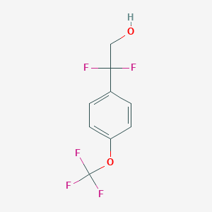 2,2-Difluoro-2-(4-(trifluoromethoxy)phenyl)ethan-1-ol