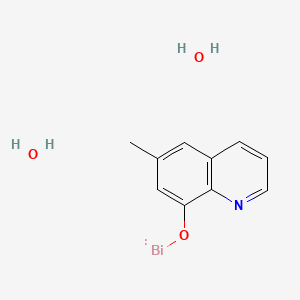 molecular formula C10H12BiNO3 B12300373 Mebiquin 