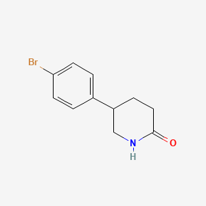 5-(4-Bromophenyl)piperidin-2-one