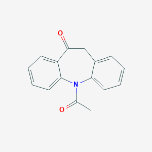 molecular formula C16H13NO2 B123004 11-acetyl-6H-benzo[b][1]benzazepin-5-one CAS No. 28291-63-6