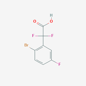 2-(2-Bromo-5-fluorophenyl)-2,2-difluoroacetic acid