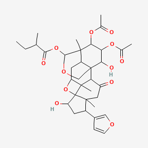 molecular formula C35H46O12 B12300462 Meliatoosenin I 