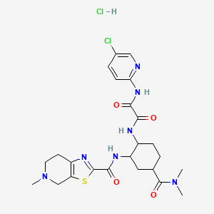 molecular formula C24H31Cl2N7O4S B12300539 DU-176 (hydrochloride) 