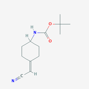 tert-Butyl (4-(cyanomethylene)cyclohexyl)carbamate