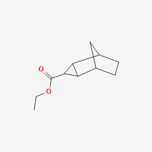 molecular formula C11H16O2 B12300638 3-(Ethoxycarbonyl)tricyclo[3.2.1.0]octane 