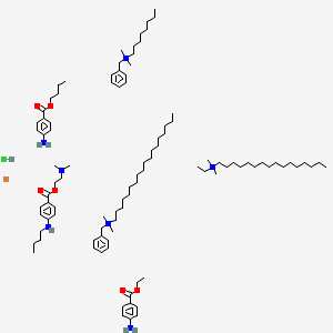 molecular formula C99H175BrClN7O6+2 B12300664 Cetacaine CAS No. 64082-67-3