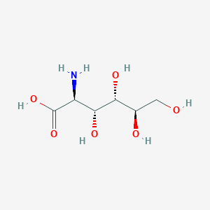 molecular formula C6H13NO6 B1230068 2-amino-2-deoxy-D-mannonic acid 