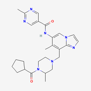 molecular formula C26H33N7O2 B12300722 RORgammat Inverse agonist 8 