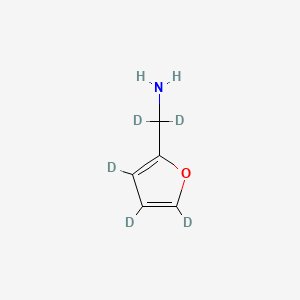 molecular formula C5H7NO B12300755 Furfuryl-d5-amine 