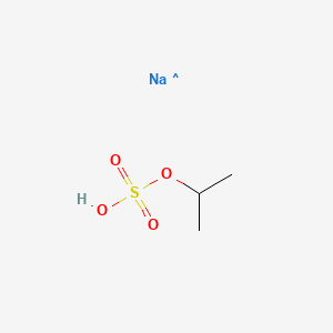 molecular formula C3H8NaO4S B12300806 Sulfuric acid, mono(1-methylethyl) ester, sodium salt (1:1) CAS No. 52096-25-0