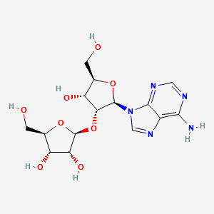 B1230086 Ribosyl-ribosyladenine CAS No. 28269-89-8