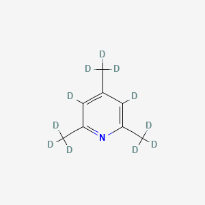 molecular formula C8H11N B12300901 2,4,6-Trimethylpyridine-d11 