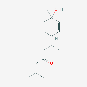 molecular formula C15H24O2 B12300957 3-Hydroxy-1,10-bisaboladien-9-one 