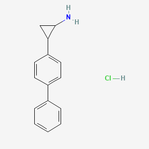 trans-2-([11'-Biphenyl]-4-yl)cyclopropan-1-amine hydrochloride