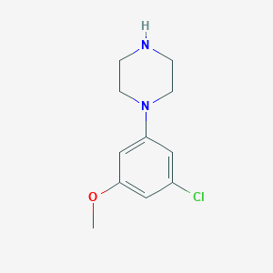 molecular formula C11H15ClN2O B12300987 1-(3-Chloro-5-methoxyphenyl)piperazine 