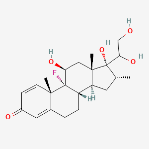 molecular formula C22H31FO5 B12300998 20-Hydroxydexamethasone CAS No. 55879-48-6