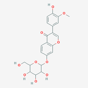 4H-1-Benzopyran-4-one,7-(b-D-glucopyranosyloxy)-3-(4-hydroxy-3-methoxyphenyl)-