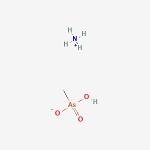 molecular formula CH8AsNO3 B12301140 Monoammonium methanearsonate CAS No. 2321-53-1