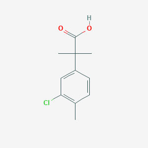 2-(3-Chloro-4-methylphenyl)-2-methylpropanoic acid