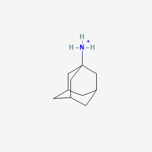 molecular formula C10H18N+ B1230121 金刚烷-1-氨基 