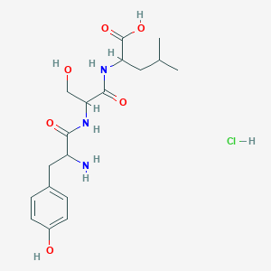 molecular formula C18H28ClN3O6 B12301237 Tyroserleutide hydrochloride 