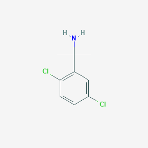 molecular formula C9H11Cl2N B12301477 2-(2,5-Dichlorophenyl)propan-2-amine 