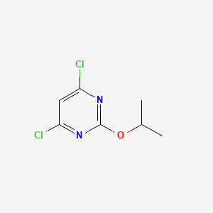 molecular formula C7H8Cl2N2O B12301550 4,6-Dichloro-2-isopropoxypyrimidine CAS No. 1026787-90-5