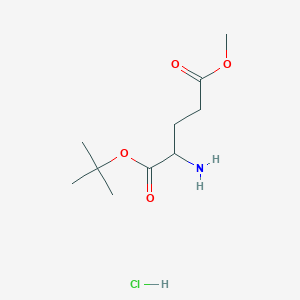 1-Tert-butyl 5-methyl 2-aminopentanedioate hydrochloride