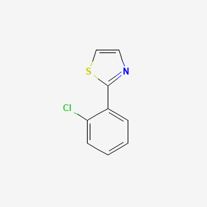 molecular formula C9H6ClNS B12301565 2-(2-Chlorophenyl)thiazole 