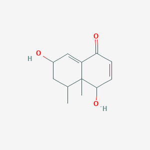 4,7-Dihydroxy-4a,5-dimethyl-4,5,6,7-tetrahydronaphthalen-1-one