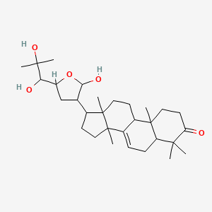 17-[5-(1,2-Dihydroxy-2-methylpropyl)-2-hydroxyoxolan-3-yl]-4,4,10,13,14-pentamethyl-1,2,5,6,9,11,12,15,16,17-decahydrocyclopenta[a]phenanthren-3-one