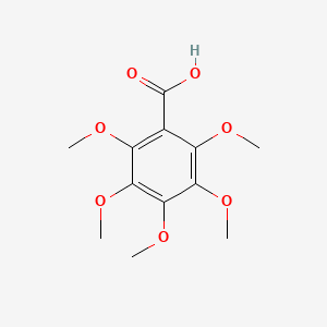 molecular formula C12H16O7 B12301628 2,3,4,5,6-Pentamethoxybenzoic acid 