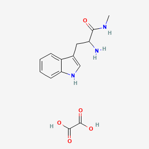 (2R)-2-Amino-3-(1H-indol-3-yl)-N-methylpropanamide oxalate