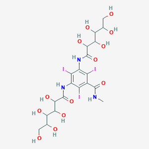 2,4,6-Triiodo-N-methyl-3,5-bis[(2,3,4,5,6-pentahydroxyhexanoyl)amino]benzamide