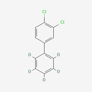 molecular formula C12H8Cl2 B12301661 3,4-Dichlorobiphenyl-2',3',4',5',6'-d5 