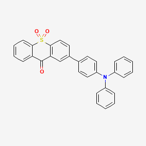 10,10-dioxo-2-[4-(N-phenylanilino)phenyl]thioxanthen-9-one