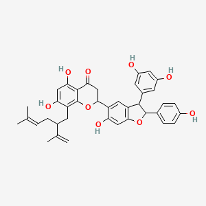 molecular formula C39H38O9 B12301720 Sophoraflavanone I 