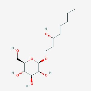 molecular formula C14H28O7 B12301777 beta-D-Glucopyranoside, (3R)-3-hydroxyoctyl CAS No. 120727-21-1