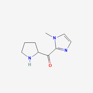 molecular formula C9H13N3O B12301825 1-methyl-2-prolyl-1H-imidazole 