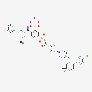 molecular formula C44H51ClF3N5O5S3 B12301837 Desmorpholinyl ABT-263-NH-Me 