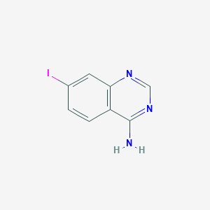 molecular formula C8H6IN3 B12301960 7-Iodoquinazolin-4-amine 