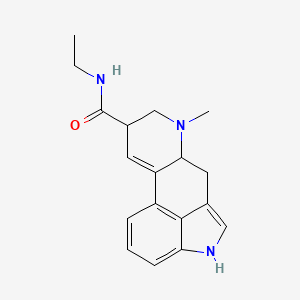 molecular formula C18H21N3O B12301967 D-Lysergic acid monoethylamide 