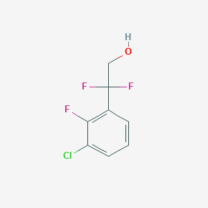 2-(3-Chloro-2-fluorophenyl)-2,2-difluoroethan-1-ol