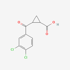 Cyclopropanecarboxylic acid, 2-(3,4-dichlorobenzoyl)-