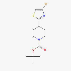 Tert-butyl 4-(4-bromothiazol-2-yl)piperidine-1-carboxylate