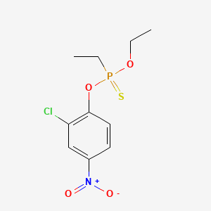 Phosphonothioic acid, ethyl-, O-(2-chloro-4-nitrophenyl) O-ethyl ester