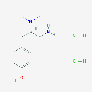 4-[3-Amino-2-(dimethylamino)propyl]phenol dihydrochloride