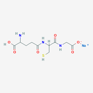 molecular formula C10H16N3NaO6S B12302084 Glutathione (reduced), sodium salt 