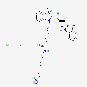 molecular formula C36H52Cl2N4O B12302157 Cy3 amine 